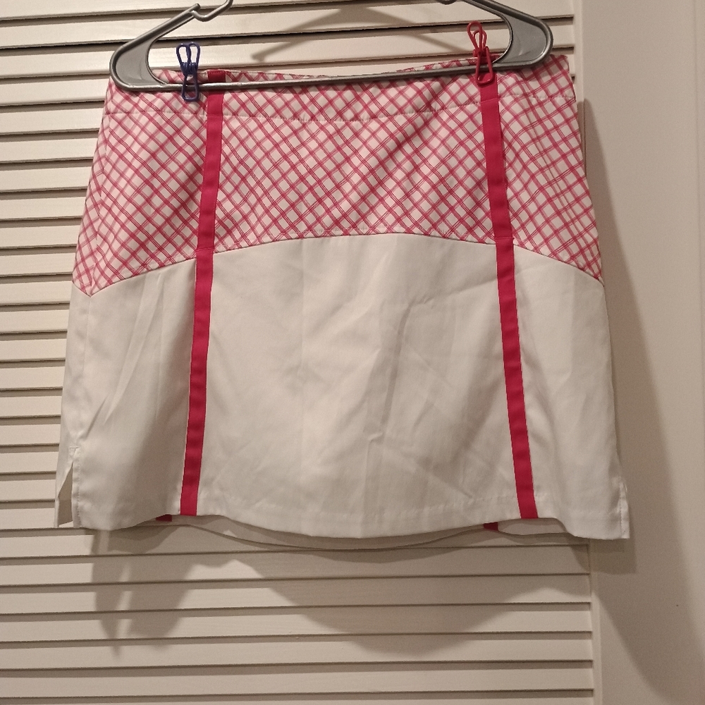 Lady Hagen Pink and White Women's Skorts Size 12
